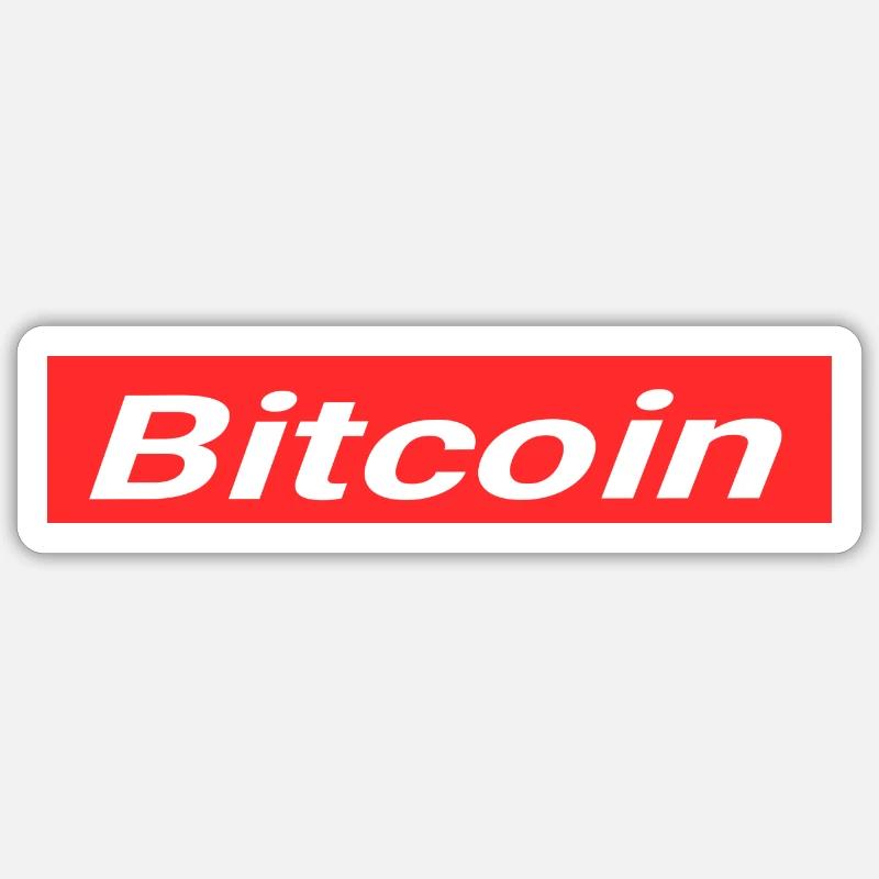 Bitcoinream - Sticker size S (10 x 10 cm) - white matte
