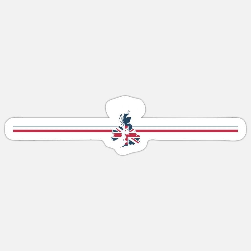 british isles line Sticker size S (10 x 10 cm)