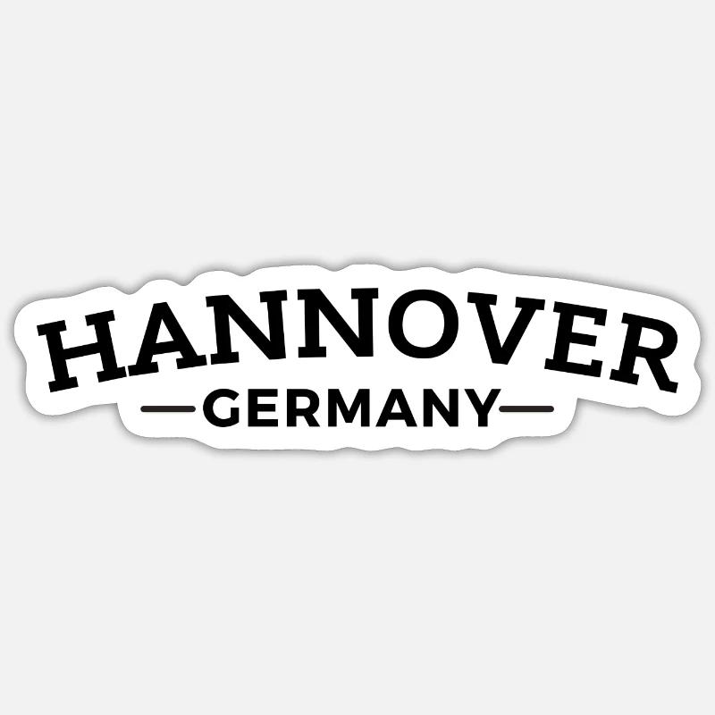 Hanover My hometown gift idea Sticker size S (10 x 10 cm)