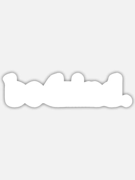 be kind - Sticker Größe S (10 x 10 cm) - Mattweiß