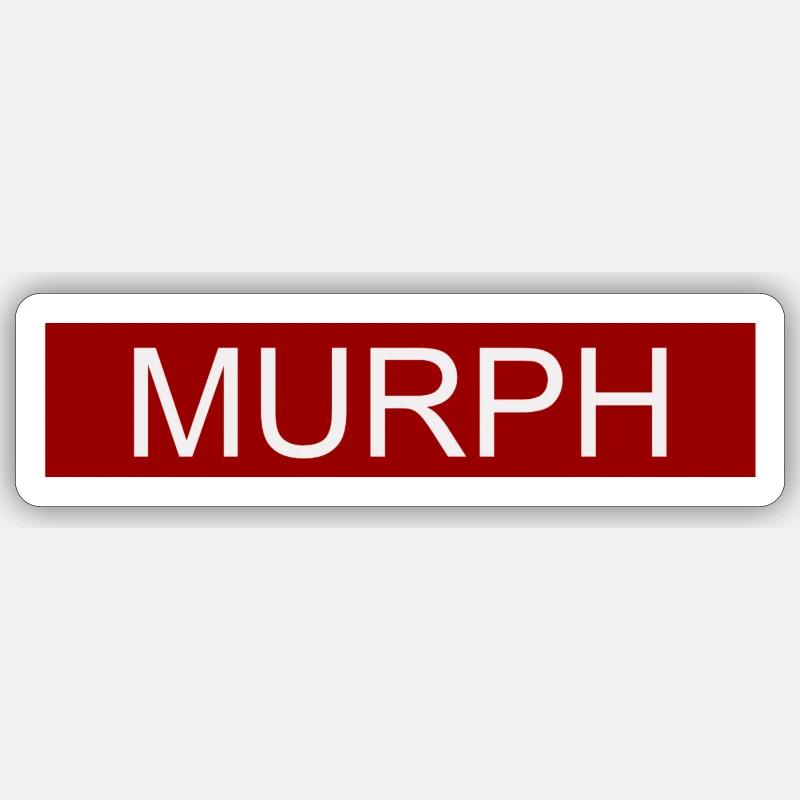 Défi Murph Sticker taille S (10 x 10 cm)