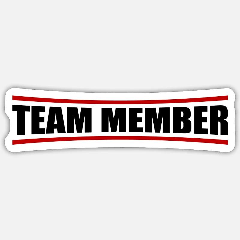 Membres de l’équipe Sticker taille S (10 x 10 cm)