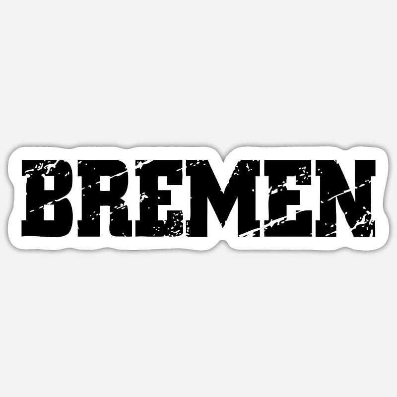 Bremen Sticker Größe S (10 x 10 cm)