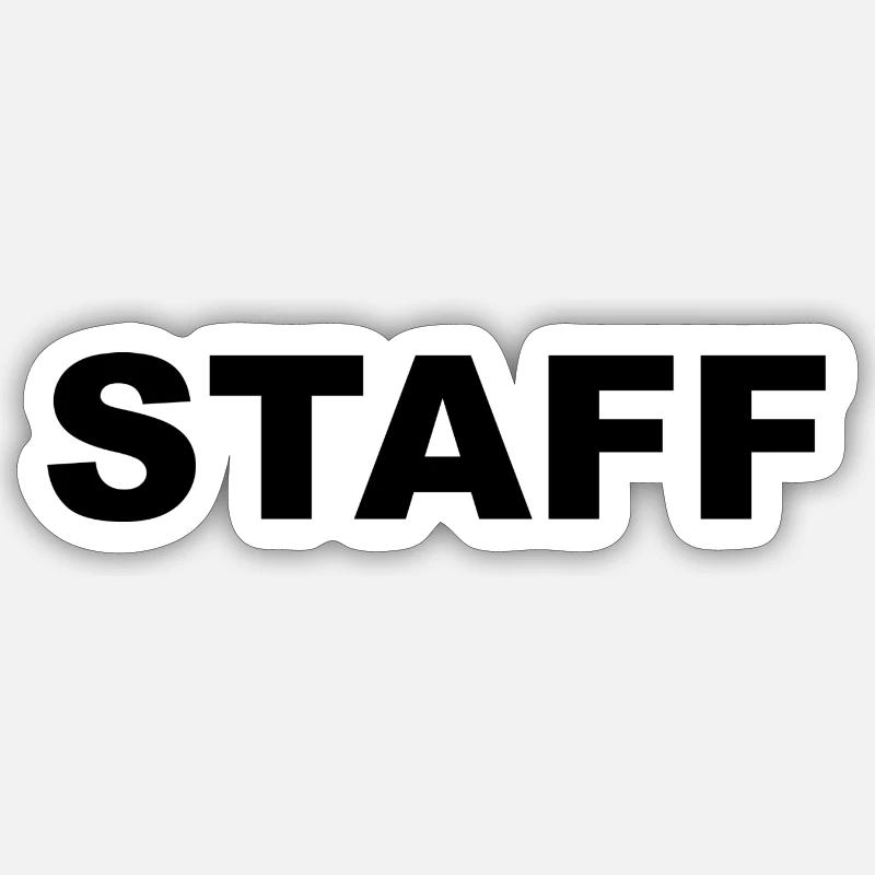 Personal - Sticker Größe S (10 x 10 cm) - Mattweiß