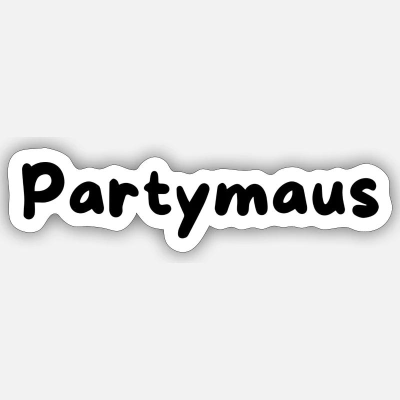 SEKT ODER SELTER - Sticker Größe S (10 x 10 cm) - Mattweiß
