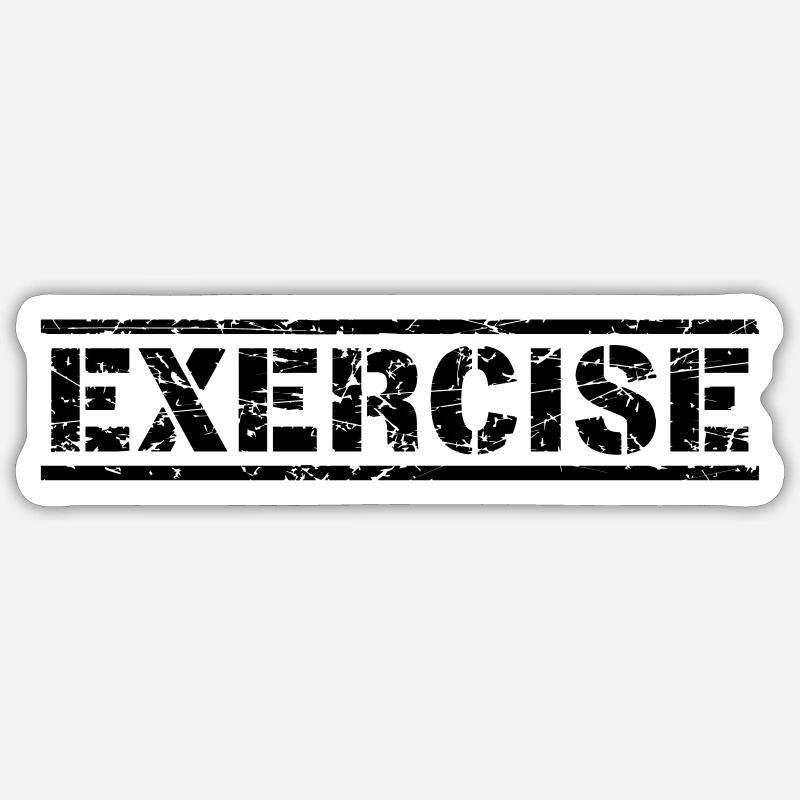 Exercice Sticker taille S (10 x 10 cm)