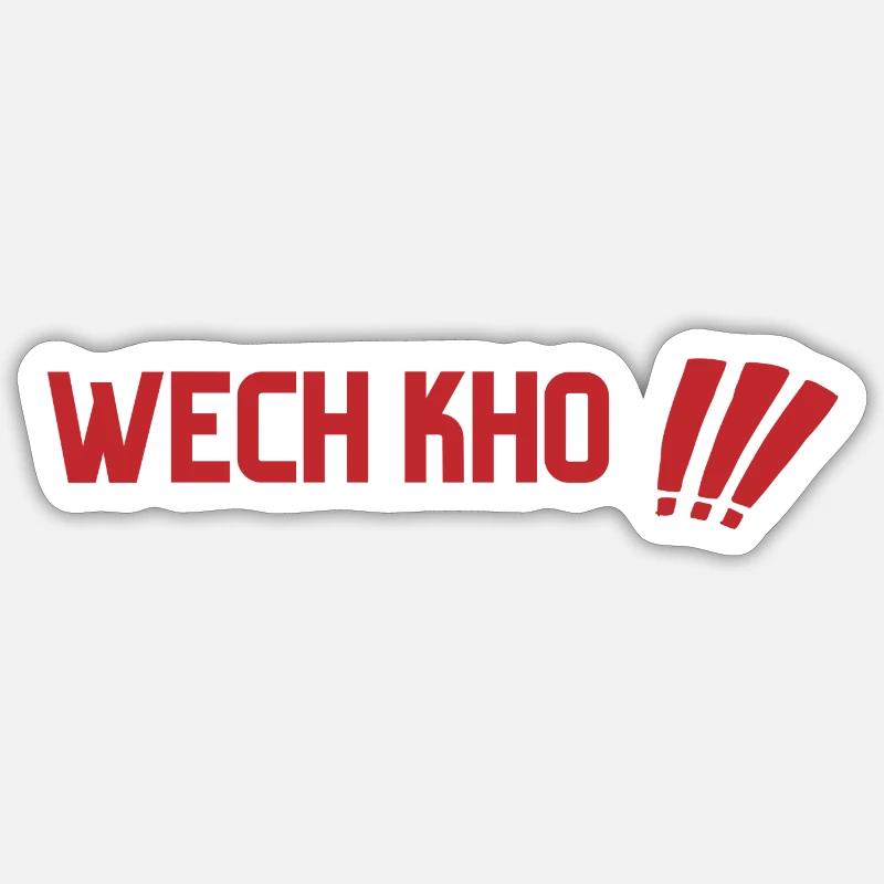 Wech Kho !!! Sticker taille S (10 x 10 cm)
