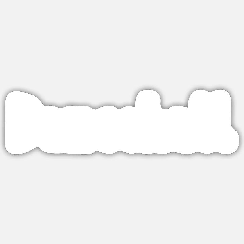 Dancehall - Sticker Größe S (10 x 10 cm) - Mattweiß