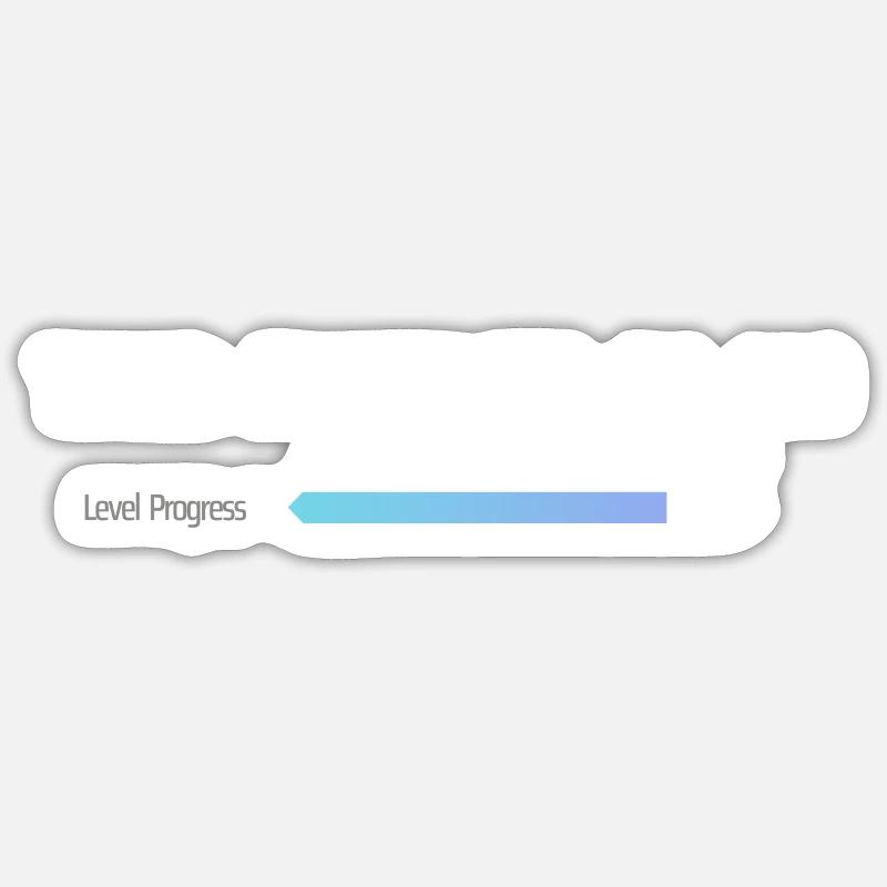 Tired Increased To 100 - Sticker size S (10 x 10 cm) - white matte