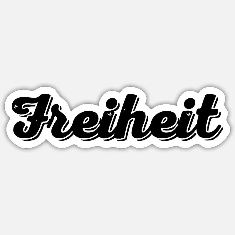 Freiheit Sticker Größe S (10 x 10 cm)