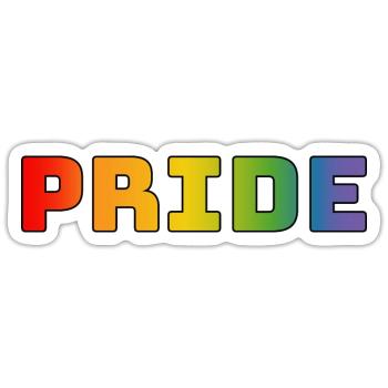 rainbow pride LGBT lgbtqi queer - Sticker size S (10 x 10 cm) - white matte - Front