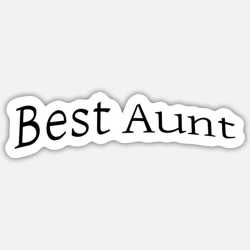 Best admired - Sticker size S (10 x 10 cm) - white matte