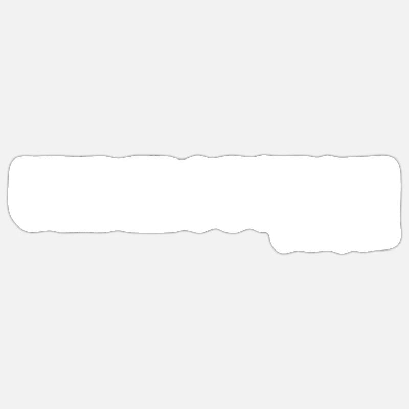 UNDERCUSTOM - Sticker size S (10 x 10 cm) - white matte