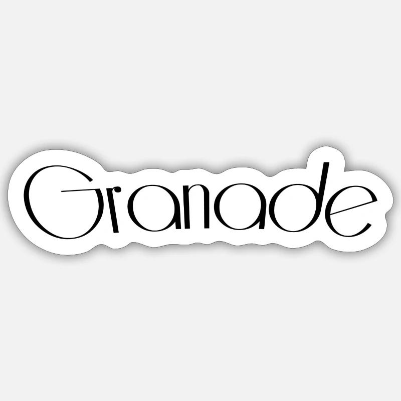 Granade Sticker size S (10 x 10 cm)