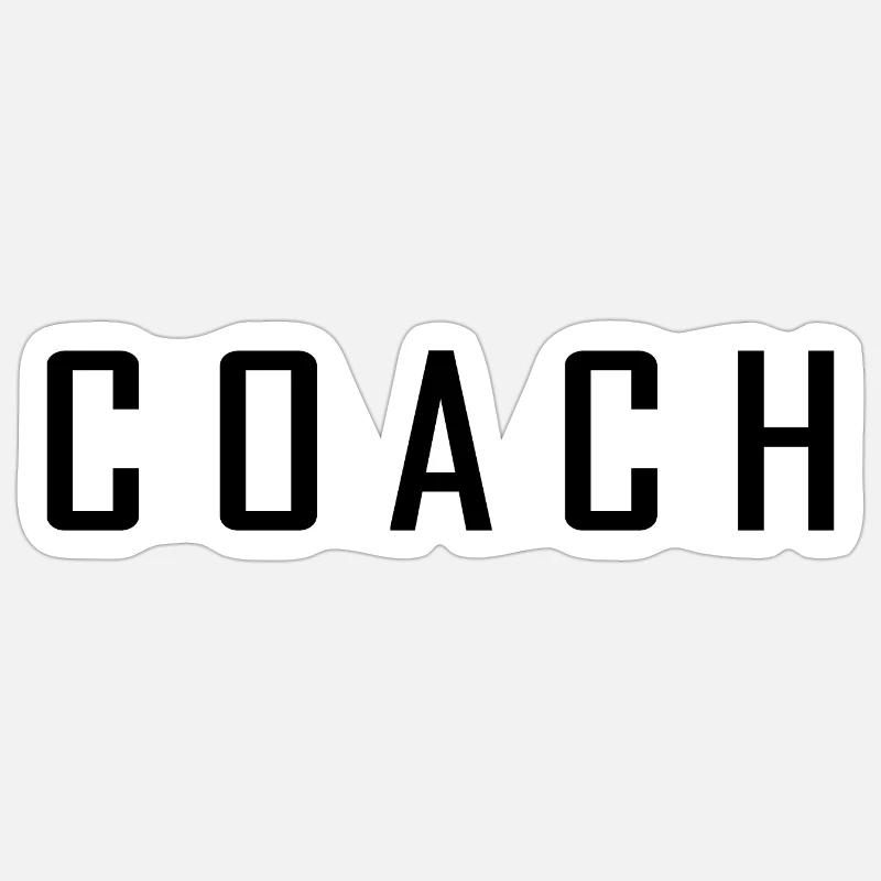 Coach Sticker size S (10 x 10 cm)