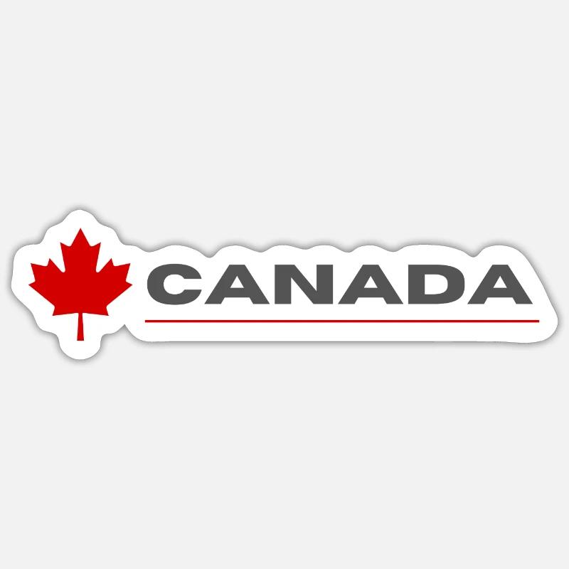 Canada - Sticker Größe S (10 x 10 cm) - Mattweiß