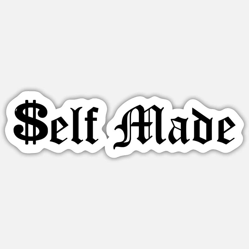 Autodidacte - Sticker taille S (10 x 10 cm) - blanc mat