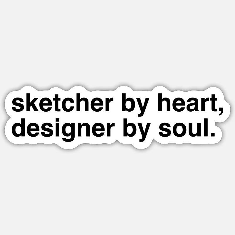 Designer Designerin Design 005 Sticker Größe S (10 x 10 cm)