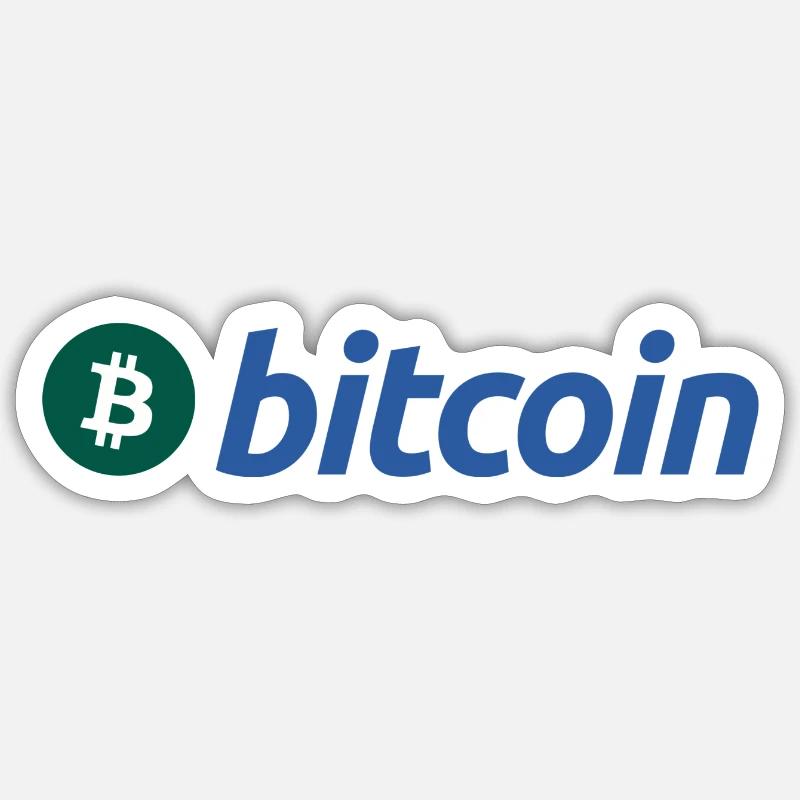 Bitcoin - Sticker size S (10 x 10 cm) - white matte