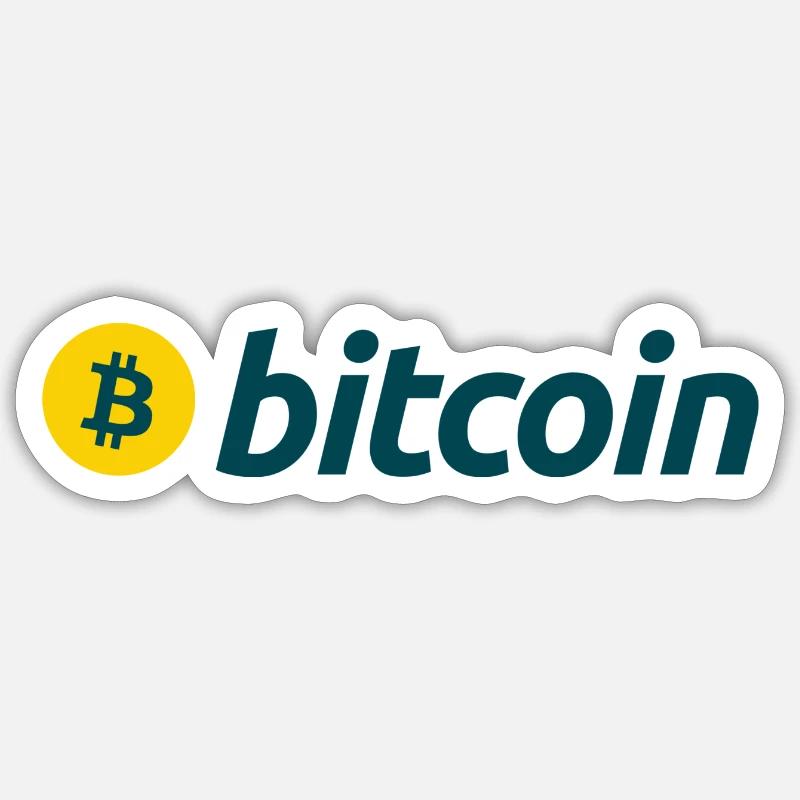 Bitcoin - Sticker size S (10 x 10 cm) - white matte