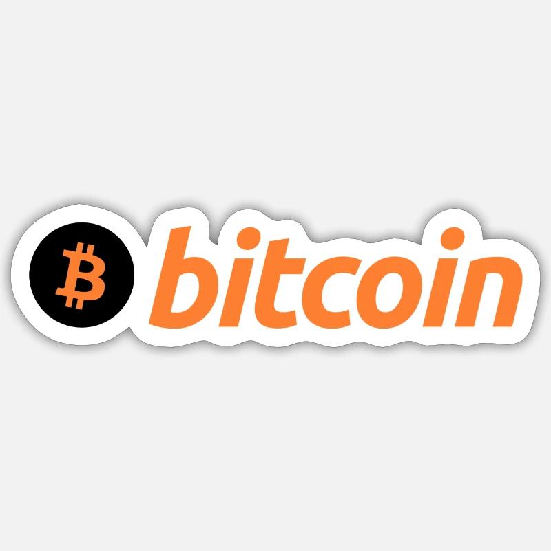 Bitcoin - Sticker size S (10 x 10 cm) - white matte