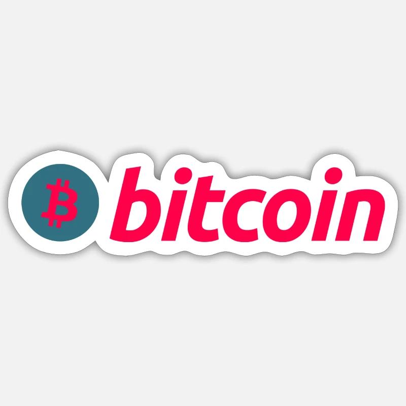 Bitcoin Sticker taille S (10 x 10 cm)