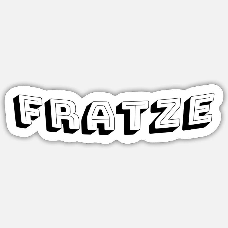 Grimace - Sticker taille S (10 x 10 cm) - blanc mat