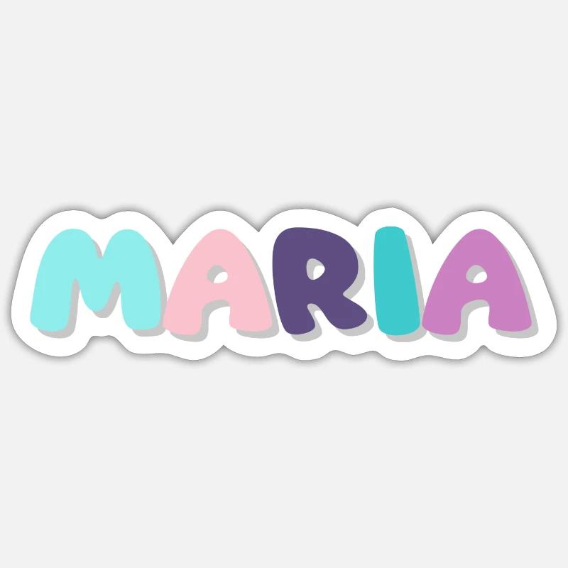 Name - Maria Sticker size S (10 x 10 cm)
