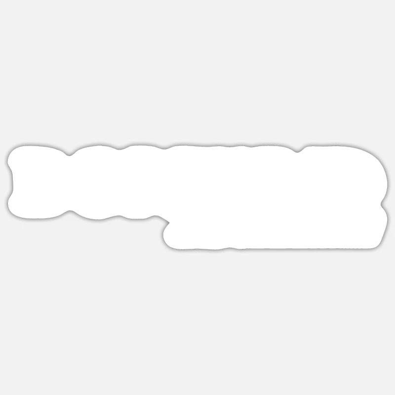 Dorfkind - Sticker Größe S (10 x 10 cm) - Mattweiß