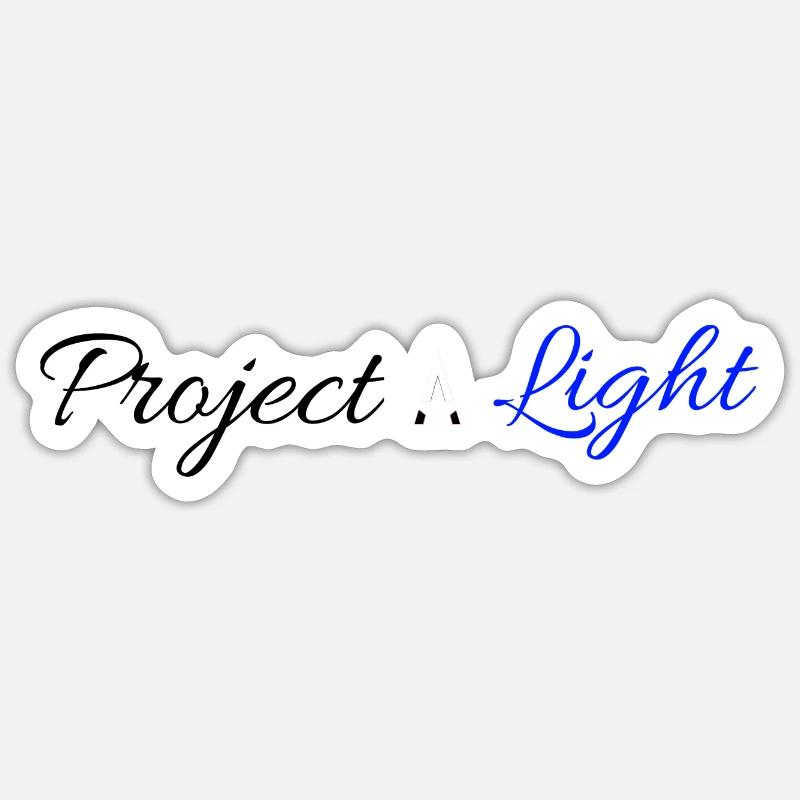 Ramadan, Project light. - Sticker taille S (10 x 10 cm) - blanc mat