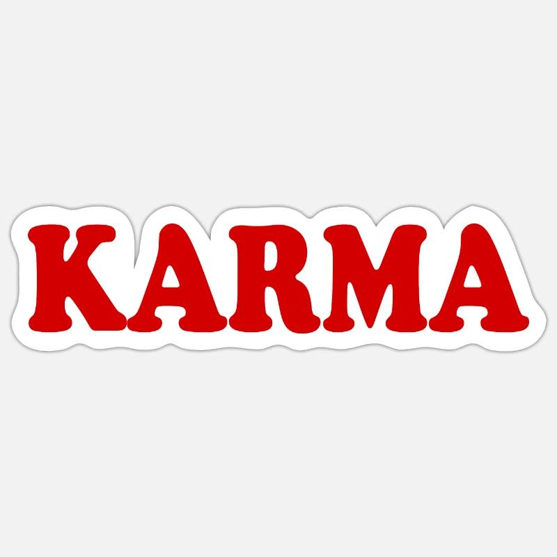 Karma Sticker size S (10 x 10 cm)