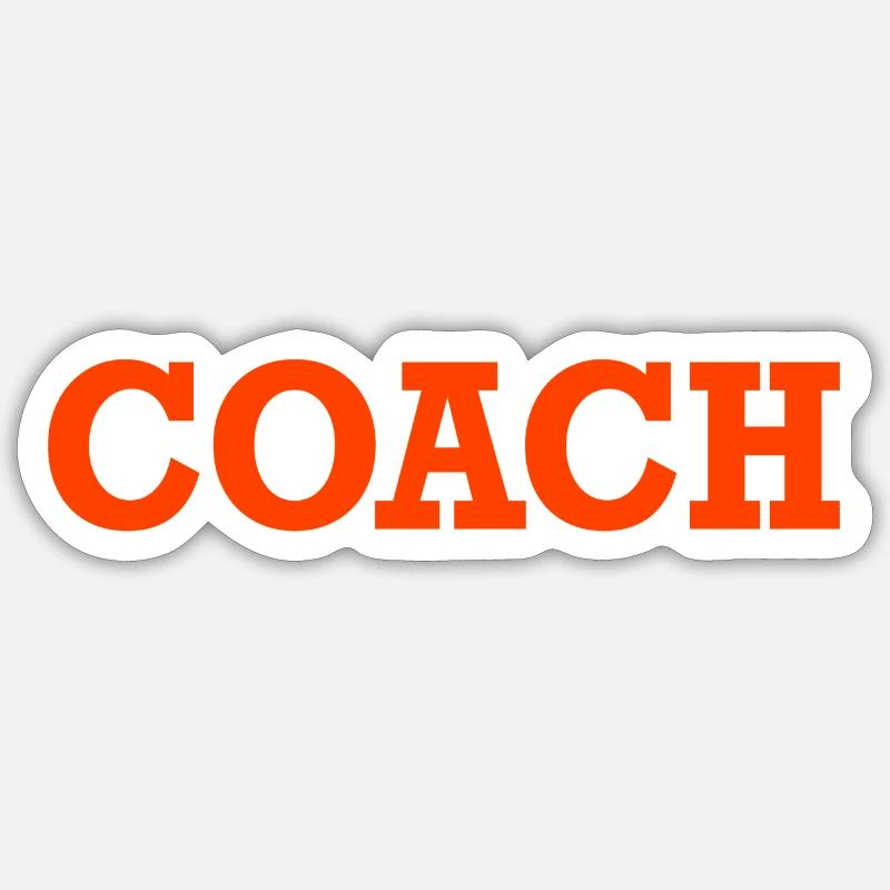Coach Training Trainer coaching - Sticker Größe S (10 x 10 cm) - Mattweiß