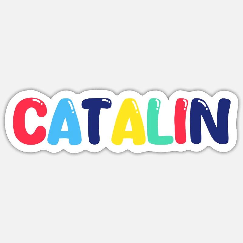 Nom - Catalin Sticker taille S (10 x 10 cm)