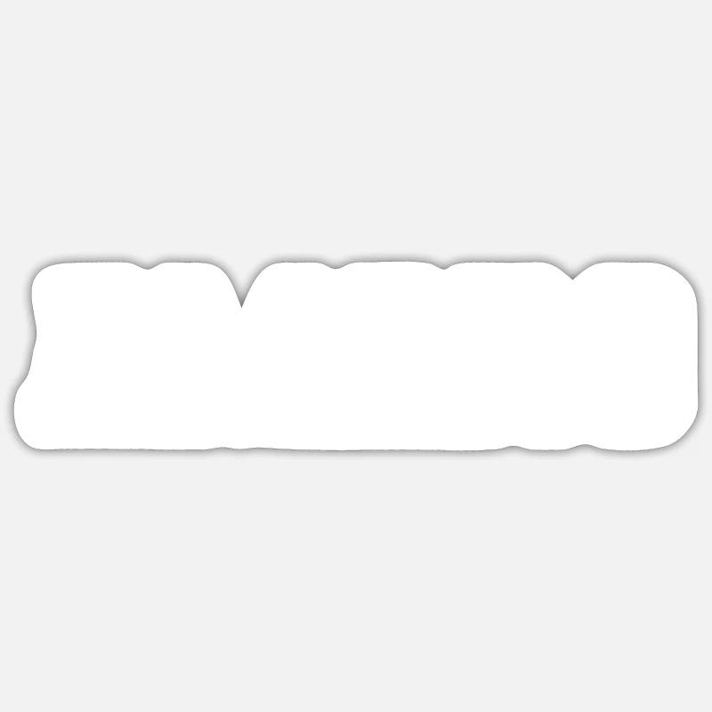 Nom - Amaro - Sticker taille S (10 x 10 cm) - blanc mat