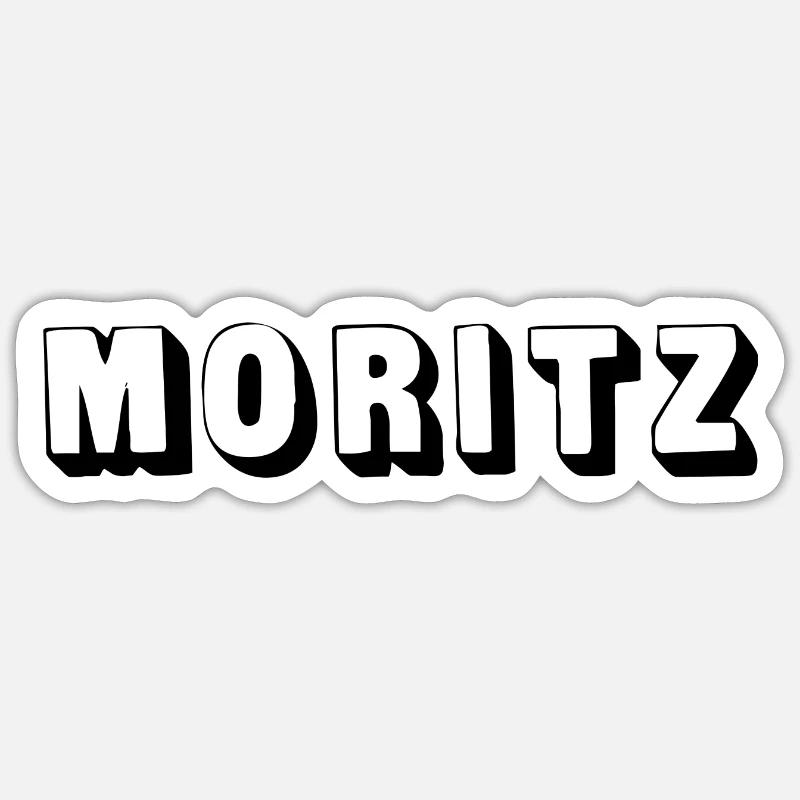 Nom - Moritz Sticker taille S (10 x 10 cm)
