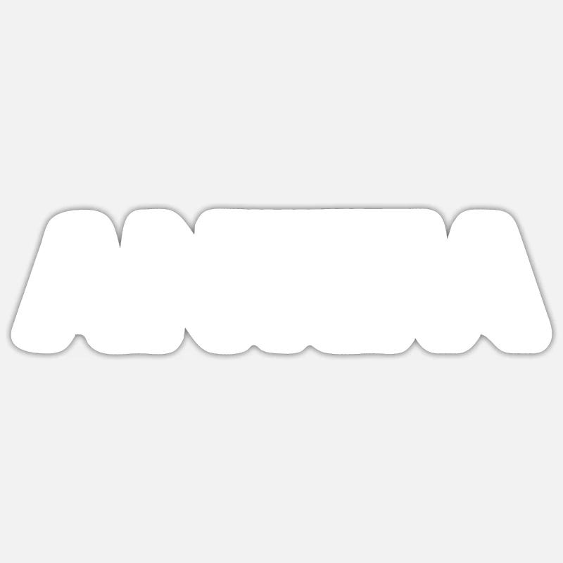 Les antifas - Sticker taille S (10 x 10 cm) - blanc mat