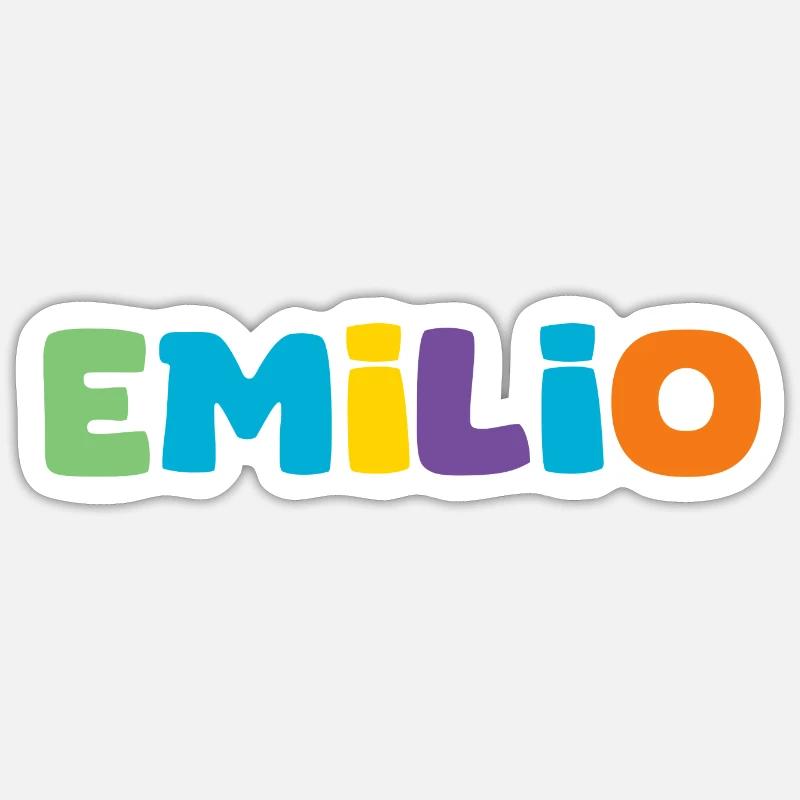 Nom - Emilio Sticker taille S (10 x 10 cm)