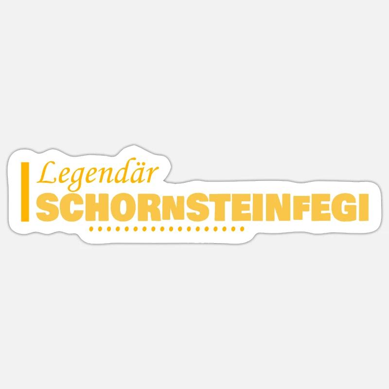 Profession Chimney Sweep - Sticker size S (10 x 10 cm) - white matte