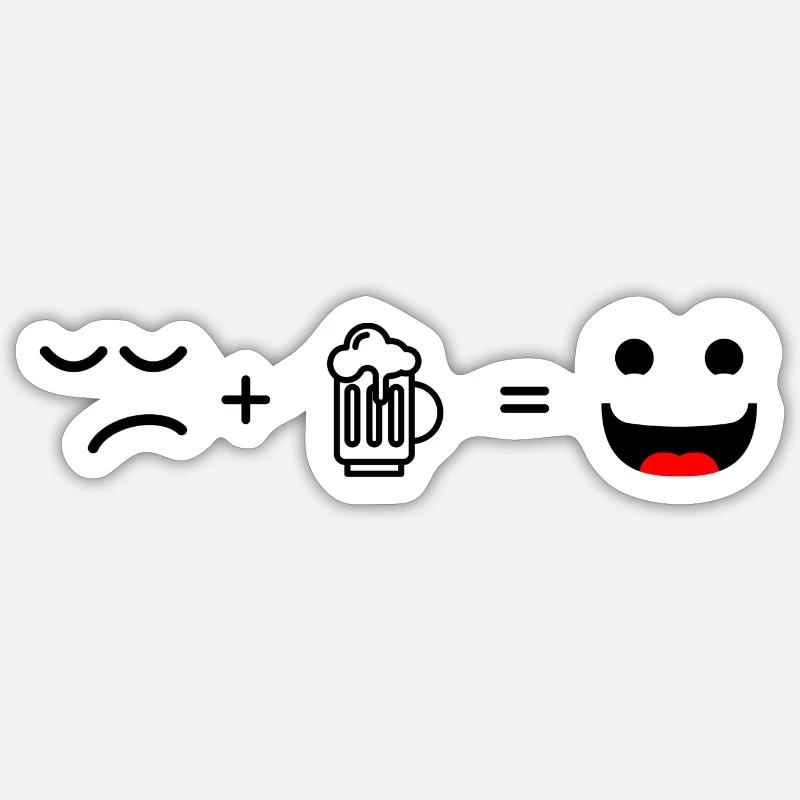 Bold Frog Face Pop Art - Sticker size S (10 x 10 cm) - white matte