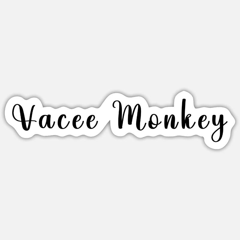 Basic - Vacee Monkey Sticker size S (10 x 10 cm)