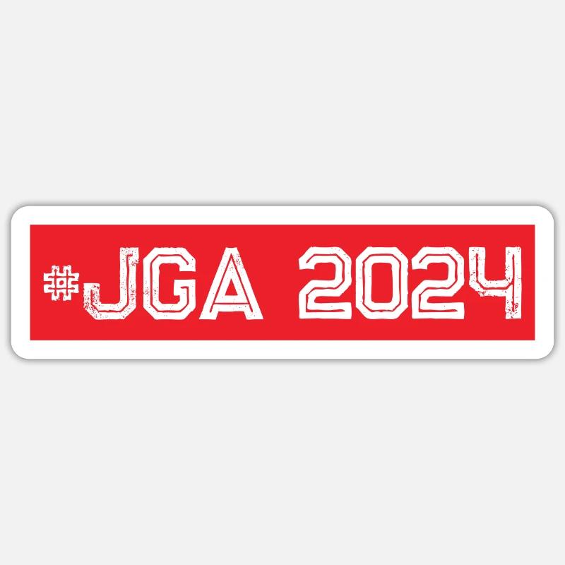 Année 2024 - Sticker taille S (10 x 10 cm) - blanc mat
