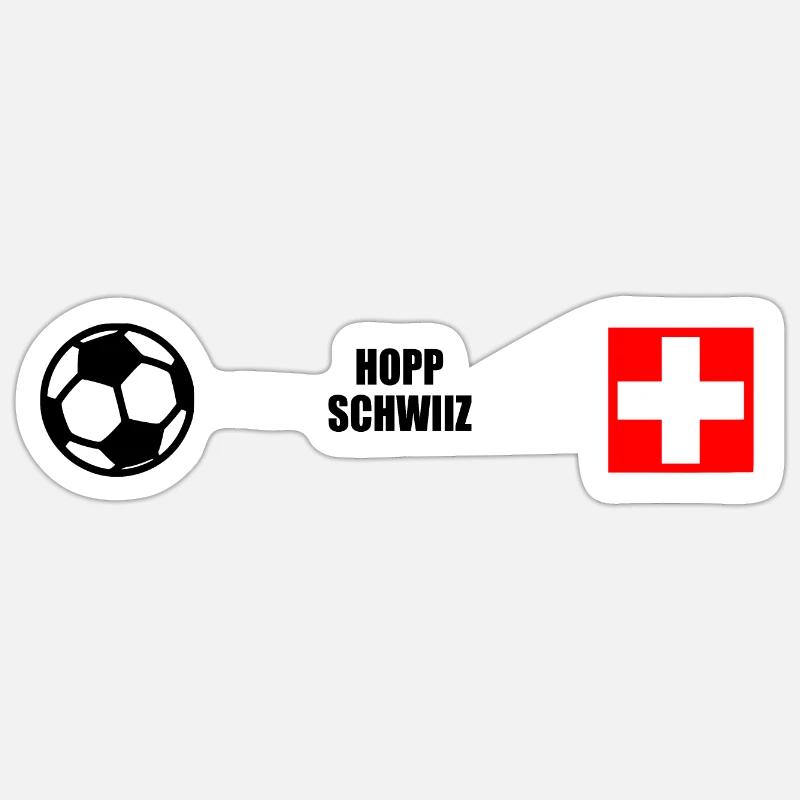 Switzerland - Sticker size S (10 x 10 cm) - white matte