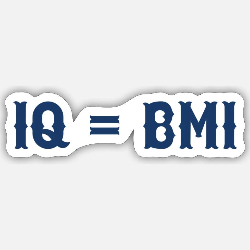 Surpoids intellectuel Sticker taille S (10 x 10 cm)