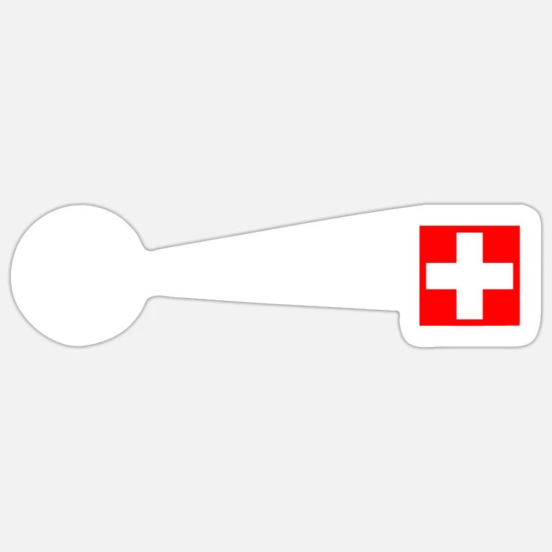 Suisse Sticker taille S (10 x 10 cm)
