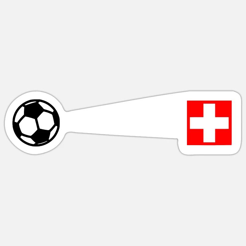 Switzerland - Sticker size S (10 x 10 cm) - white matte