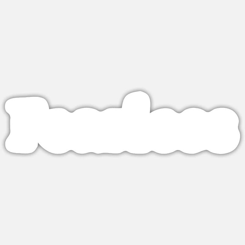 Fearless - Sticker size S (10 x 10 cm) - white matte