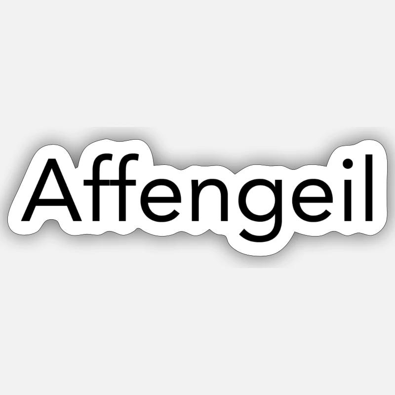 Génial - Sticker taille S (10 x 10 cm) - blanc mat
