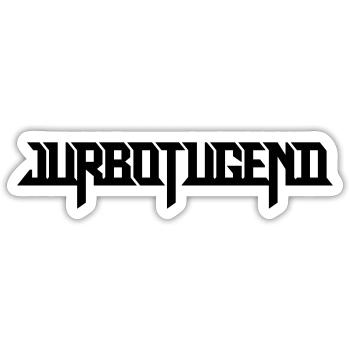 Jurbotugend für alle Turbo und Hank Hell Fans - Sticker Größe S (10 x 10 cm) - Mattweiß - Vorne