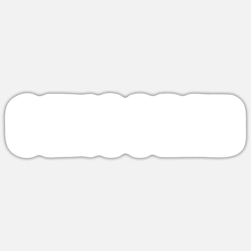censored - Sticker taille S (10 x 10 cm) - blanc mat