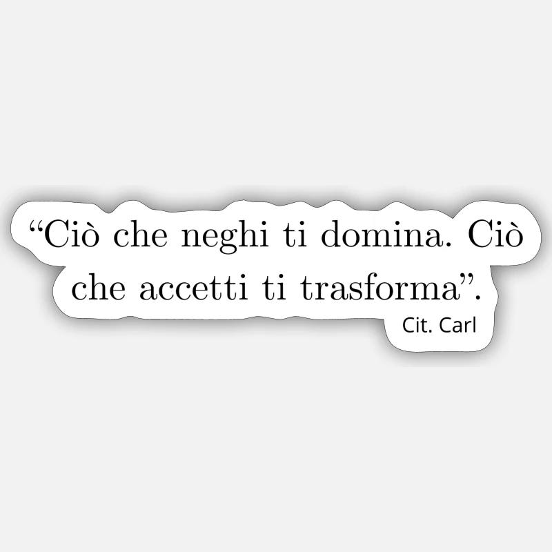 Carl - Sticker size S (10 x 10 cm) - white matte